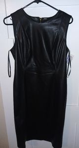 Calvin Klein leather dress